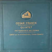 HMV : Cortot - Franck Piano Quintet